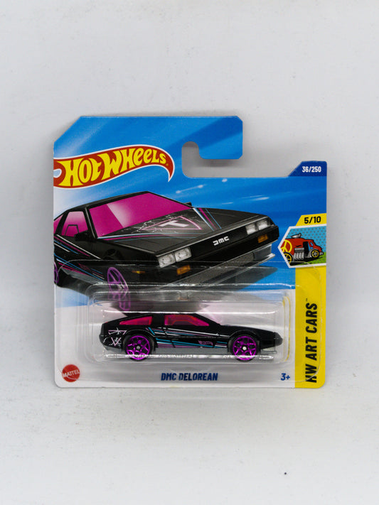 DMC Delorean Black with Pink Rims
