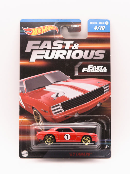 '69 Camaro Fast and Furious Czerwony