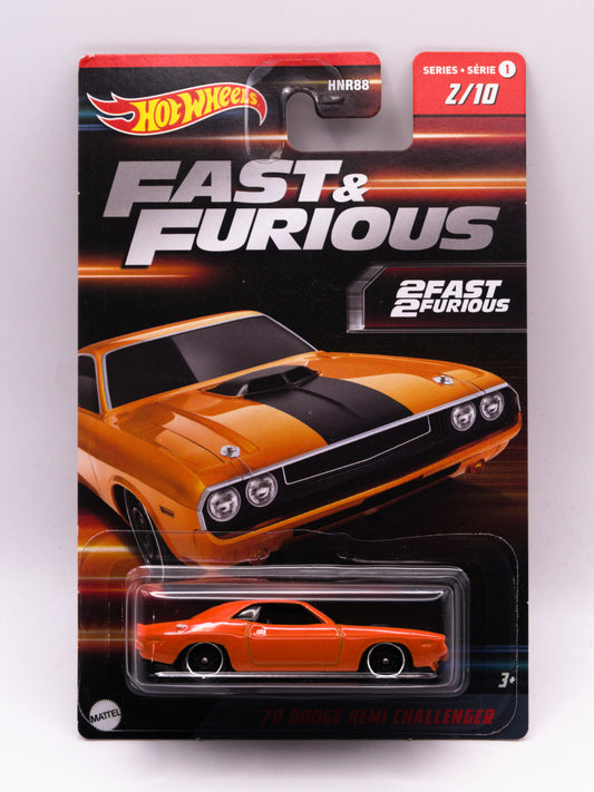 '70 Dodge Hemi Challenger Orange Fast &amp; Furious