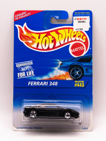 Ferrari 348 Black #433 - Wheel Variant 5SP *DAMAGED