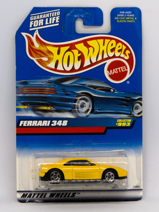 Ferrari 348 Yellow Collector's #993 *STAINS under the car