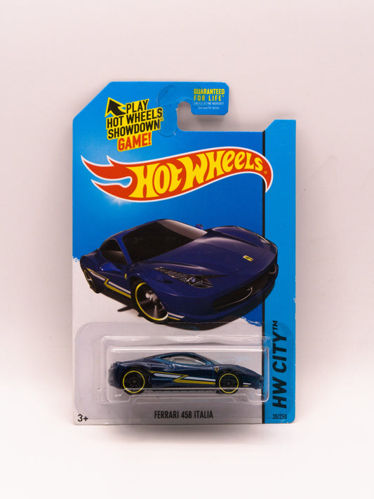 Ferrari 458 Italia Niebieski