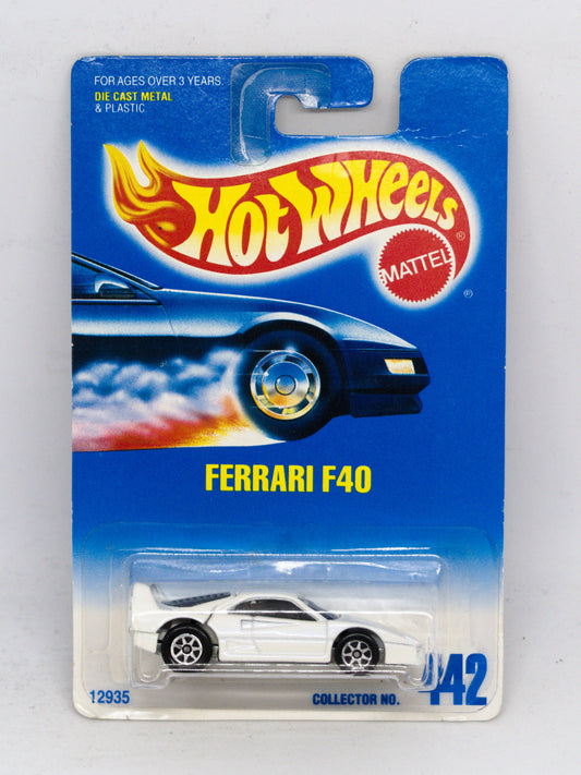 Ferrari F40 White 7SP Wheels *Slightly Damaged
