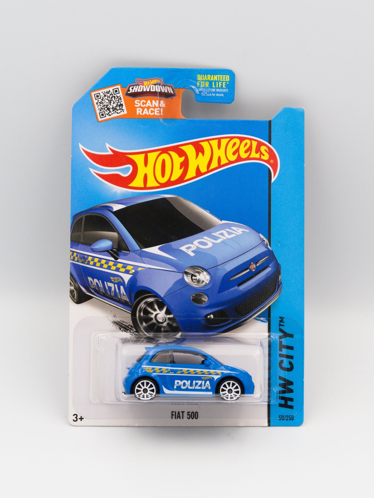 Fiat 500 Polizia Blue