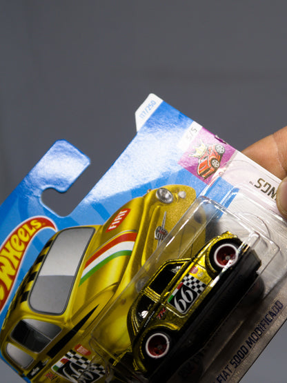 Super Treasure Hunt Fiat 500 Modificado - SHORT CARD *Minor damage