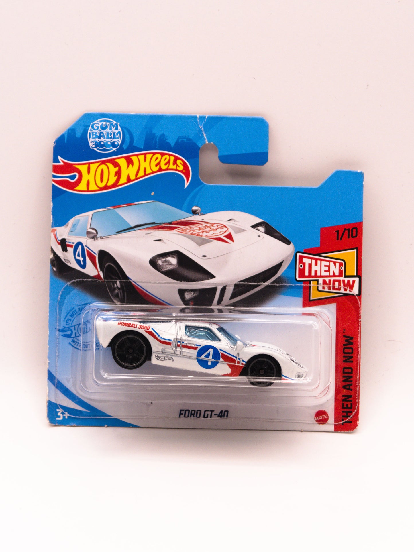 Ford GT-40 White Gumball *Card
