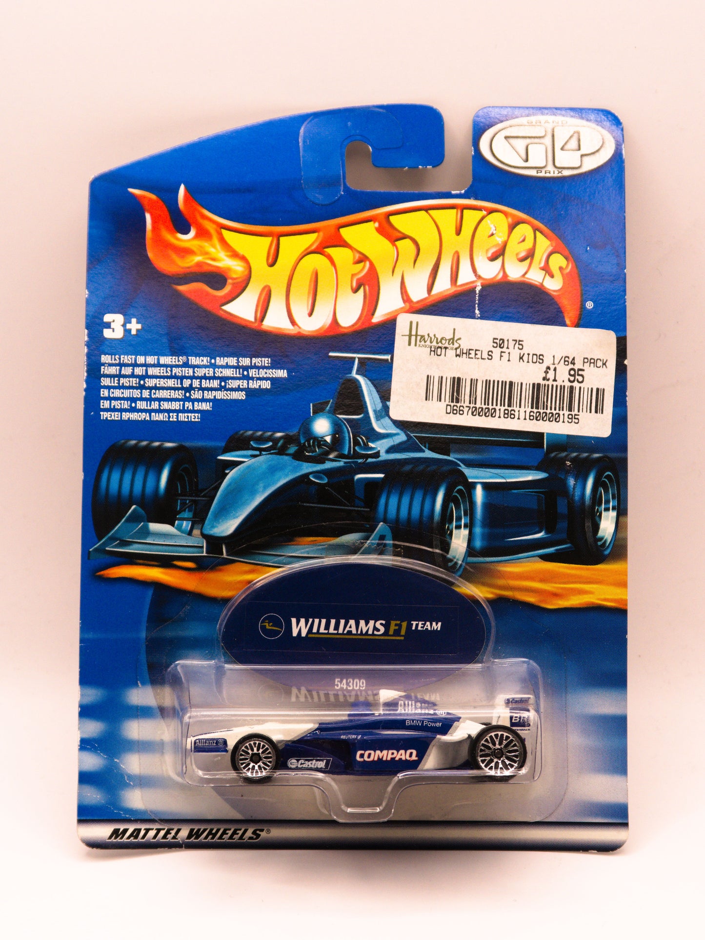 Formula 1 F1 Williams F1 Team Car *Card