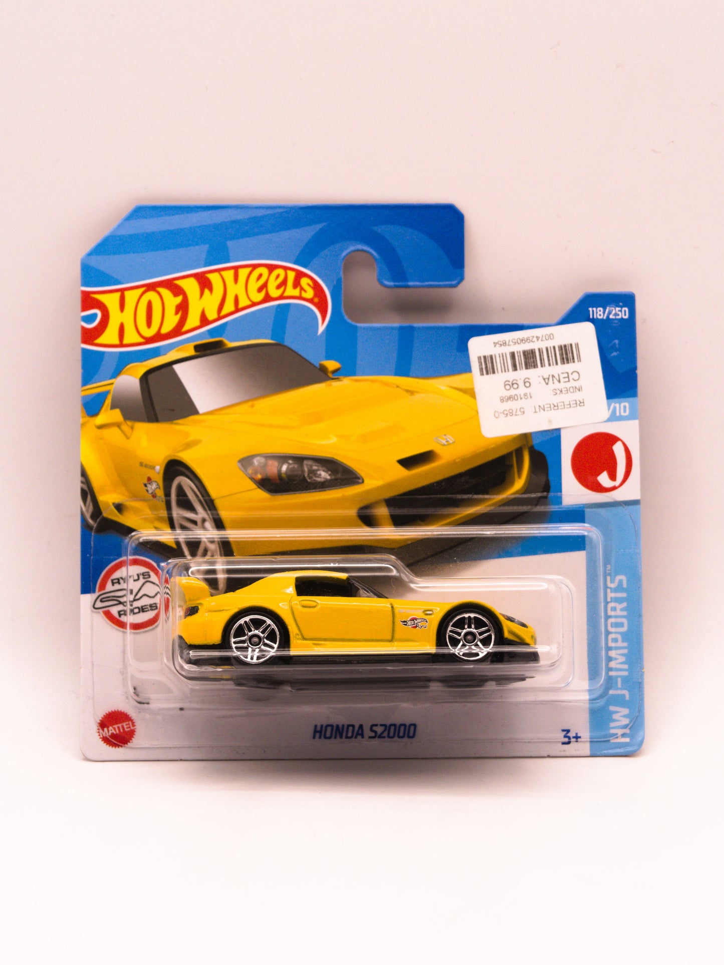 Honda S2000 Yellow *Sticker
