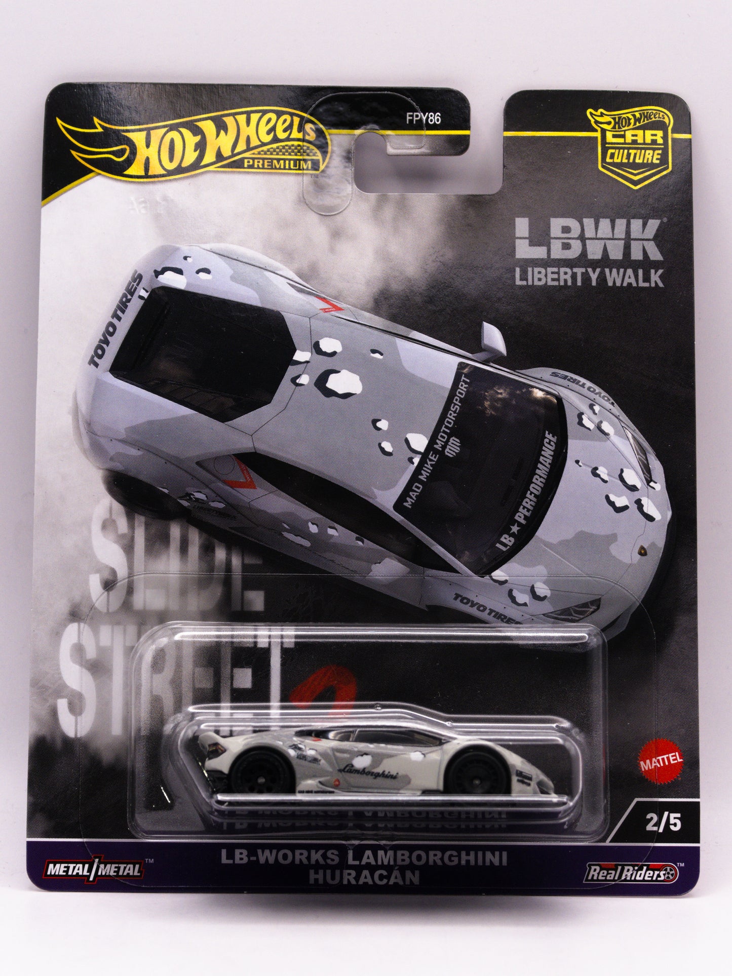 Lamborghini Huracan LB-WORKS Liberty Walk Premium Street Slide Gray