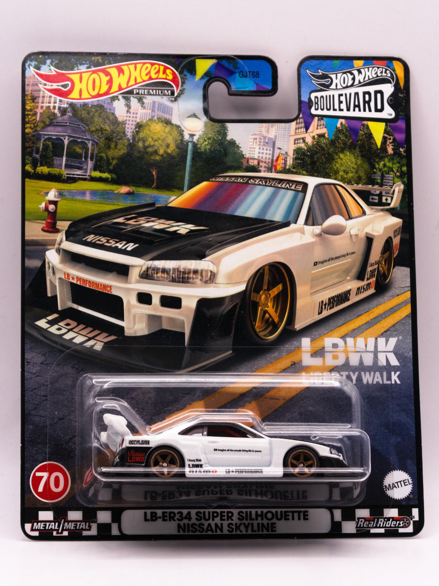 Nissan Skyline LB-ER34 Skyline R34 Super Silhouette Premium White Boulevard #70