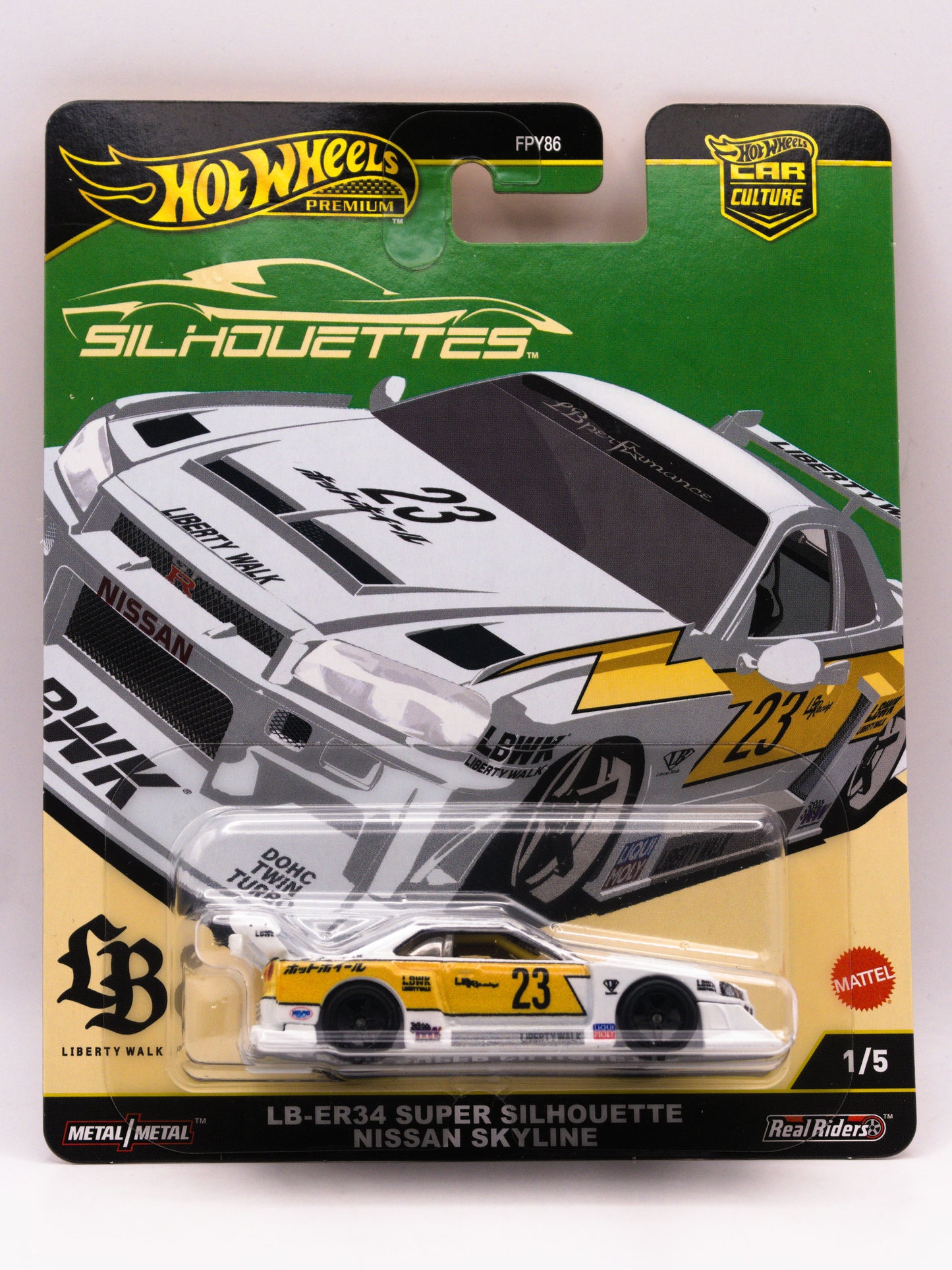 Nissan Skyline R34 LB-ER34 Silhouette Liberty Walk White