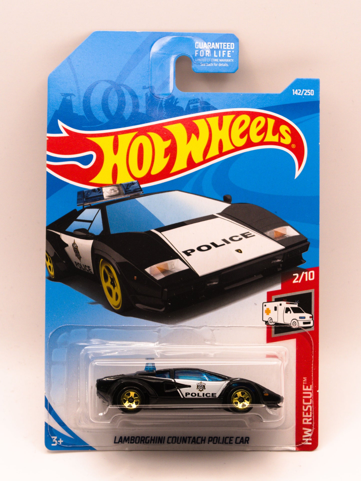 Lamborghini Countach Police Car Black