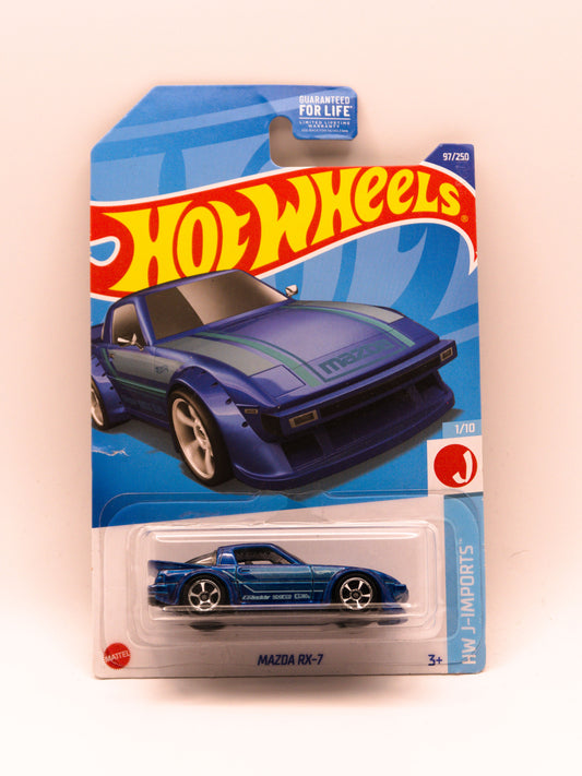 Mazda RX-7 Blue *Damaged Card