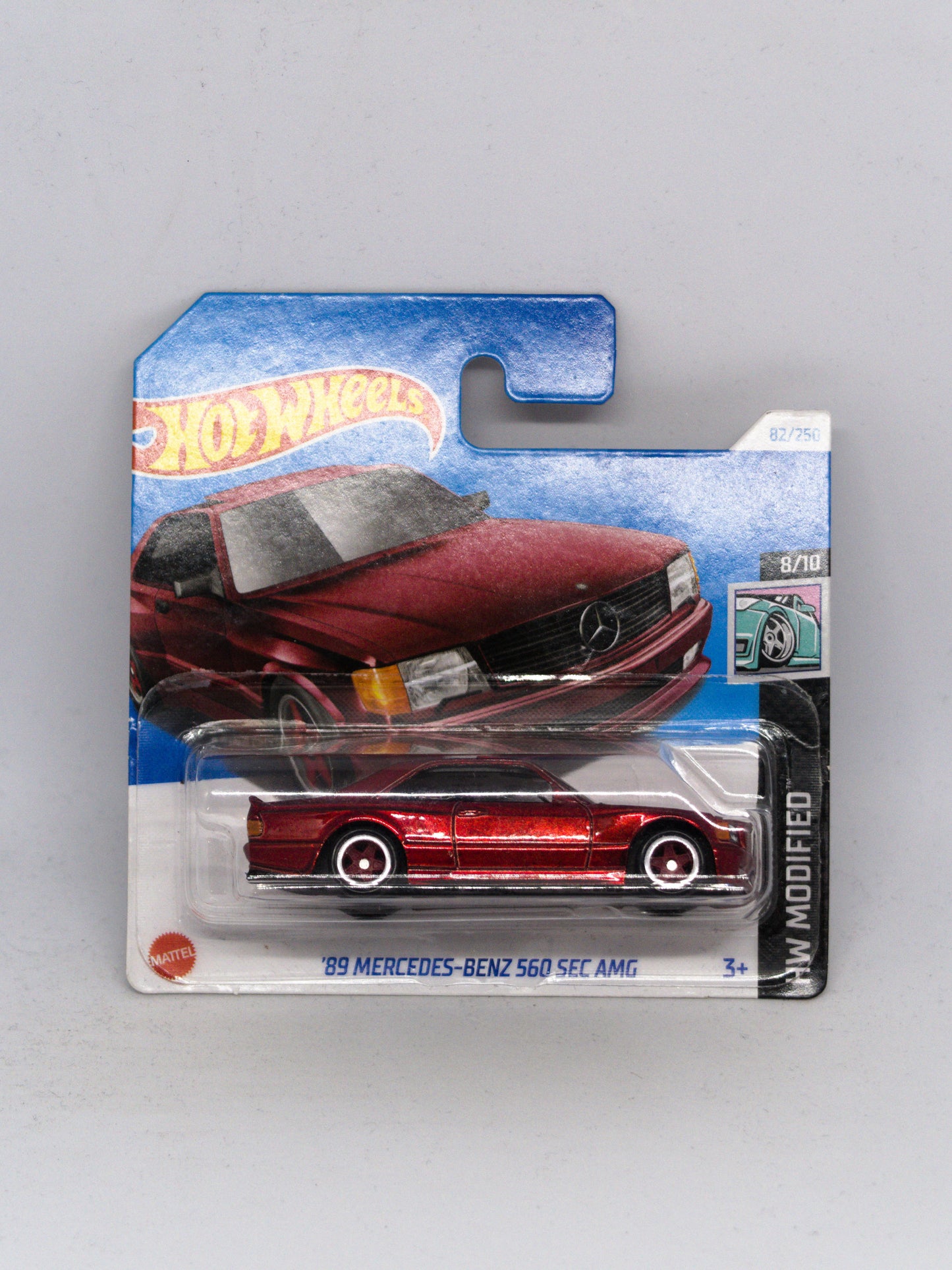 Super Treasure Hunt '89 Mercedes-Benz 560 SEC AMG - SHORT CARD *Damaged