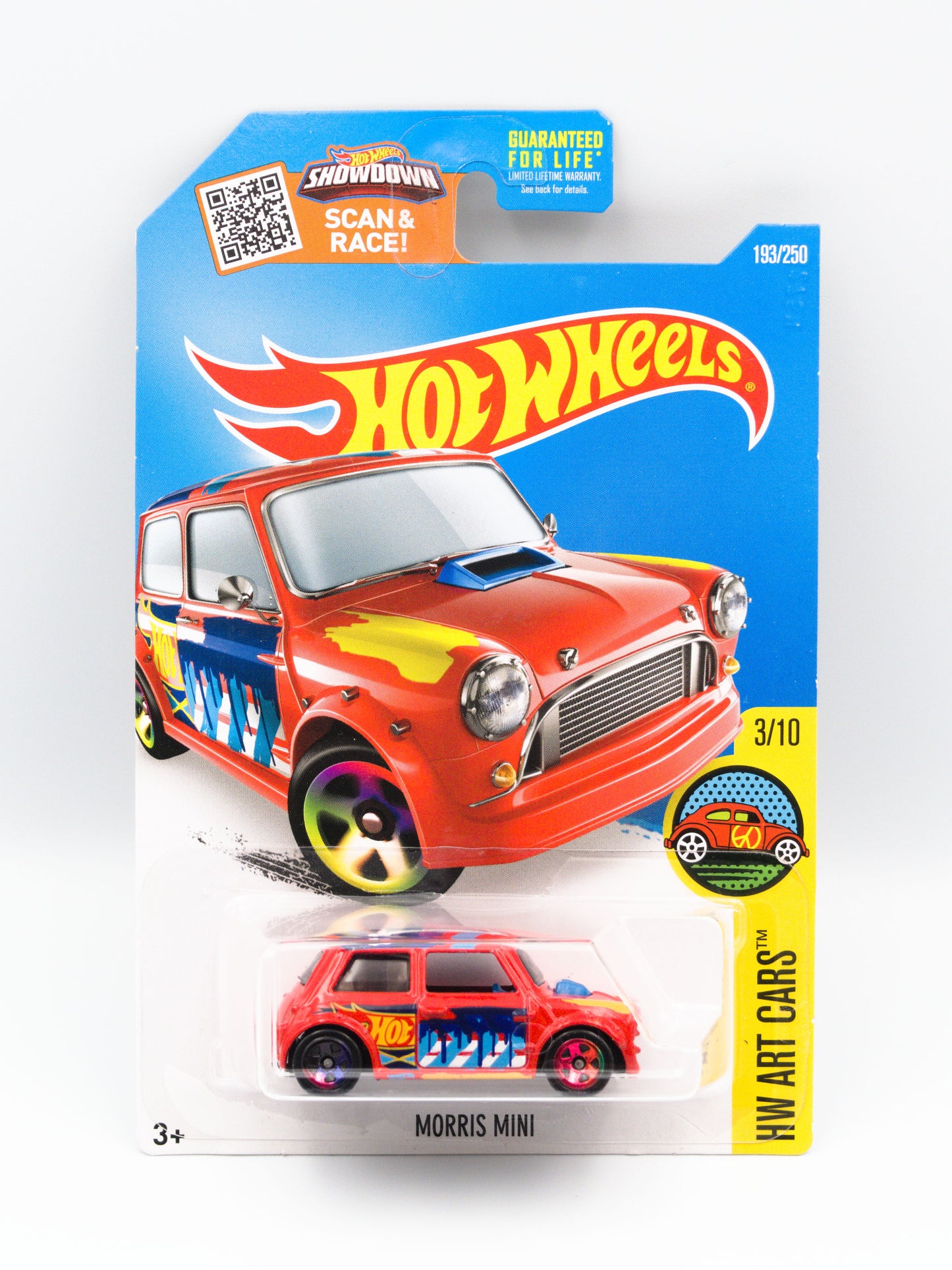 Morris Mini Red Graffiti with Red Rims