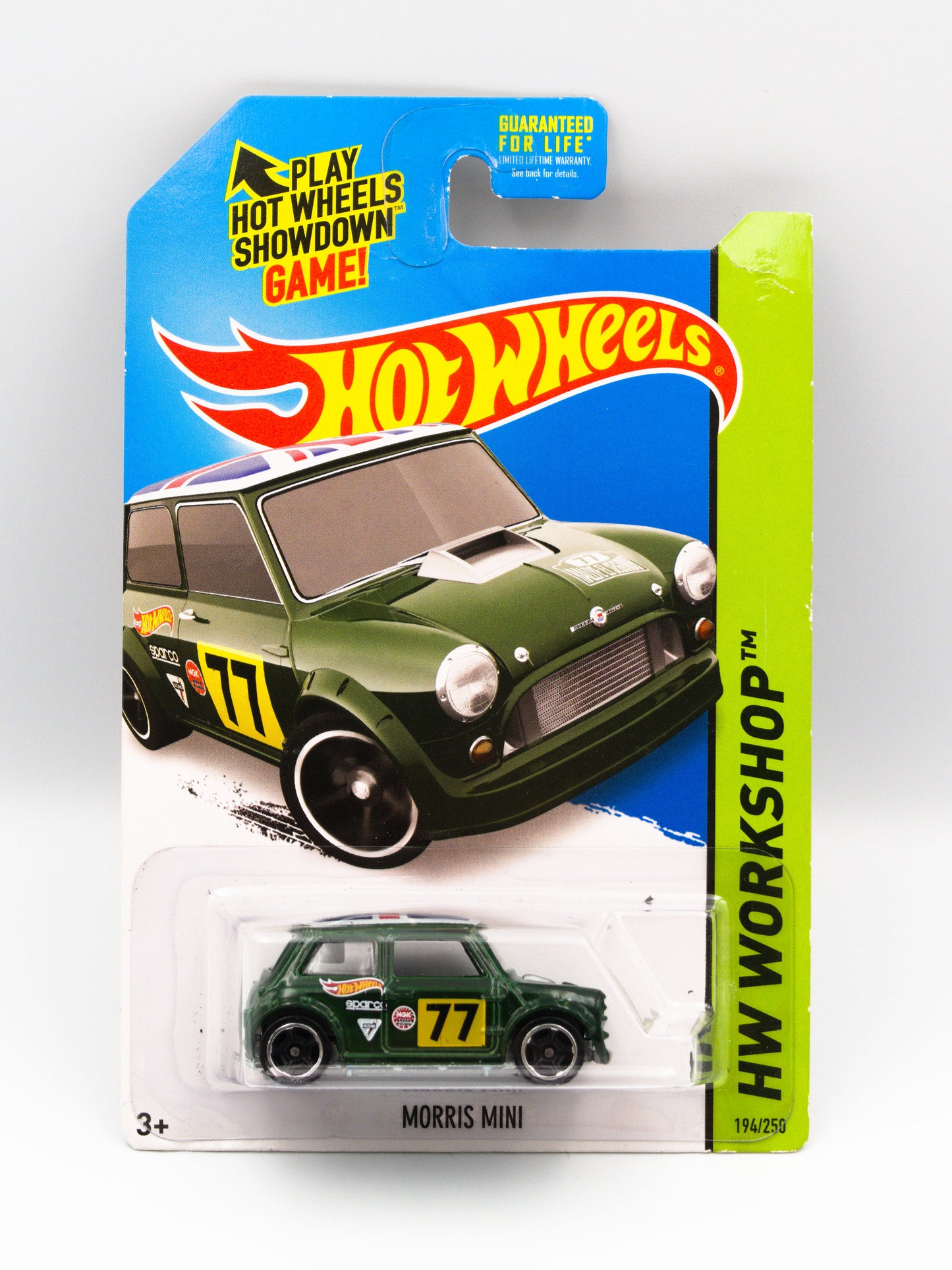 Morris Mini Green 77 *Card corner bent