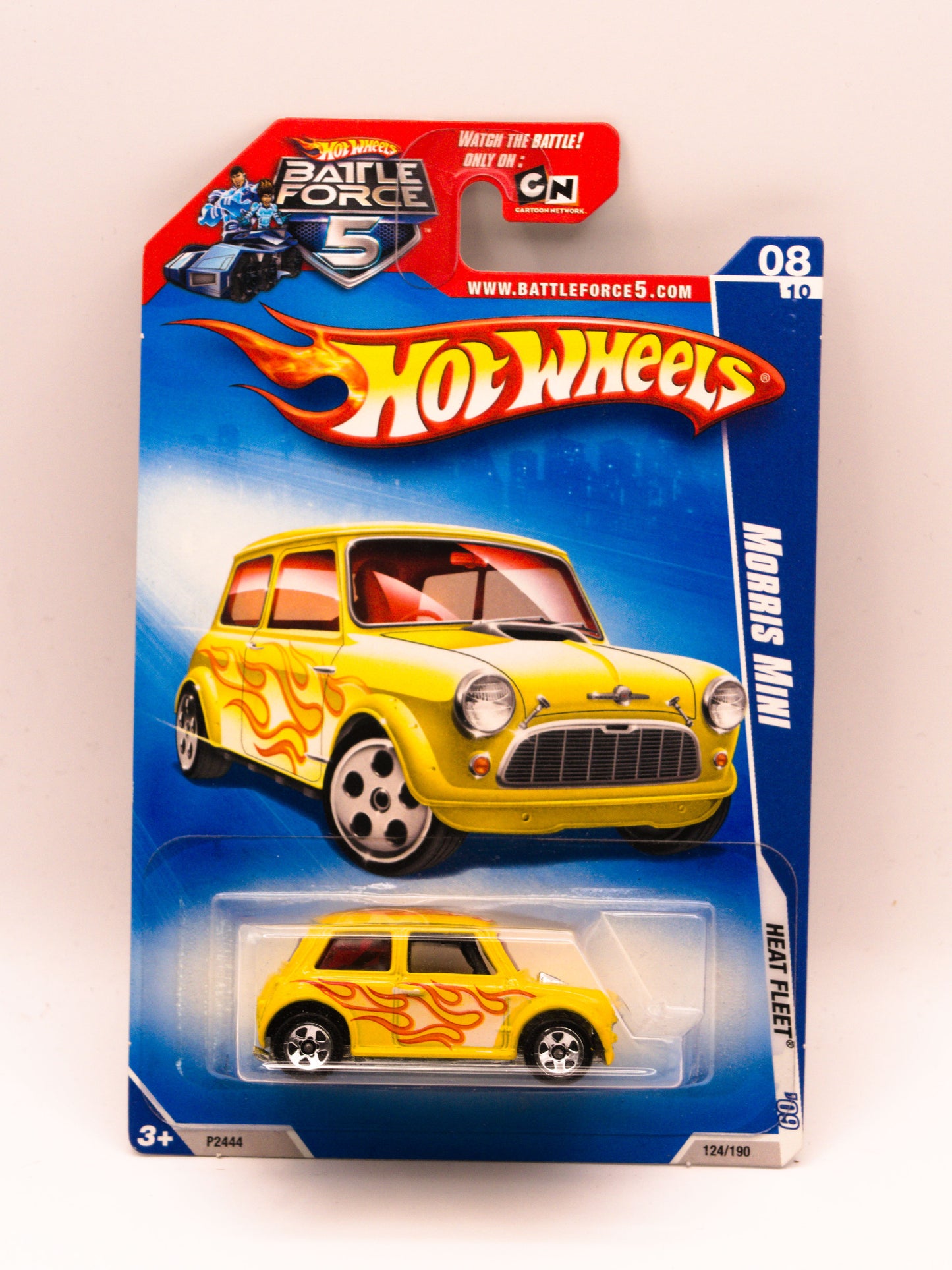 Moris Mini Yellow with Flames