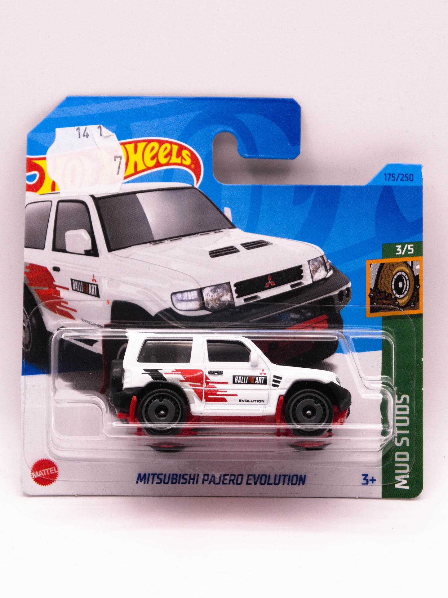 Mitsubishi Pajero Evolution White *Sticker