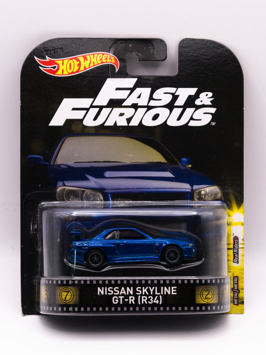 Nissan Skyline GT-R R34 Fast and Furious Blue Premium