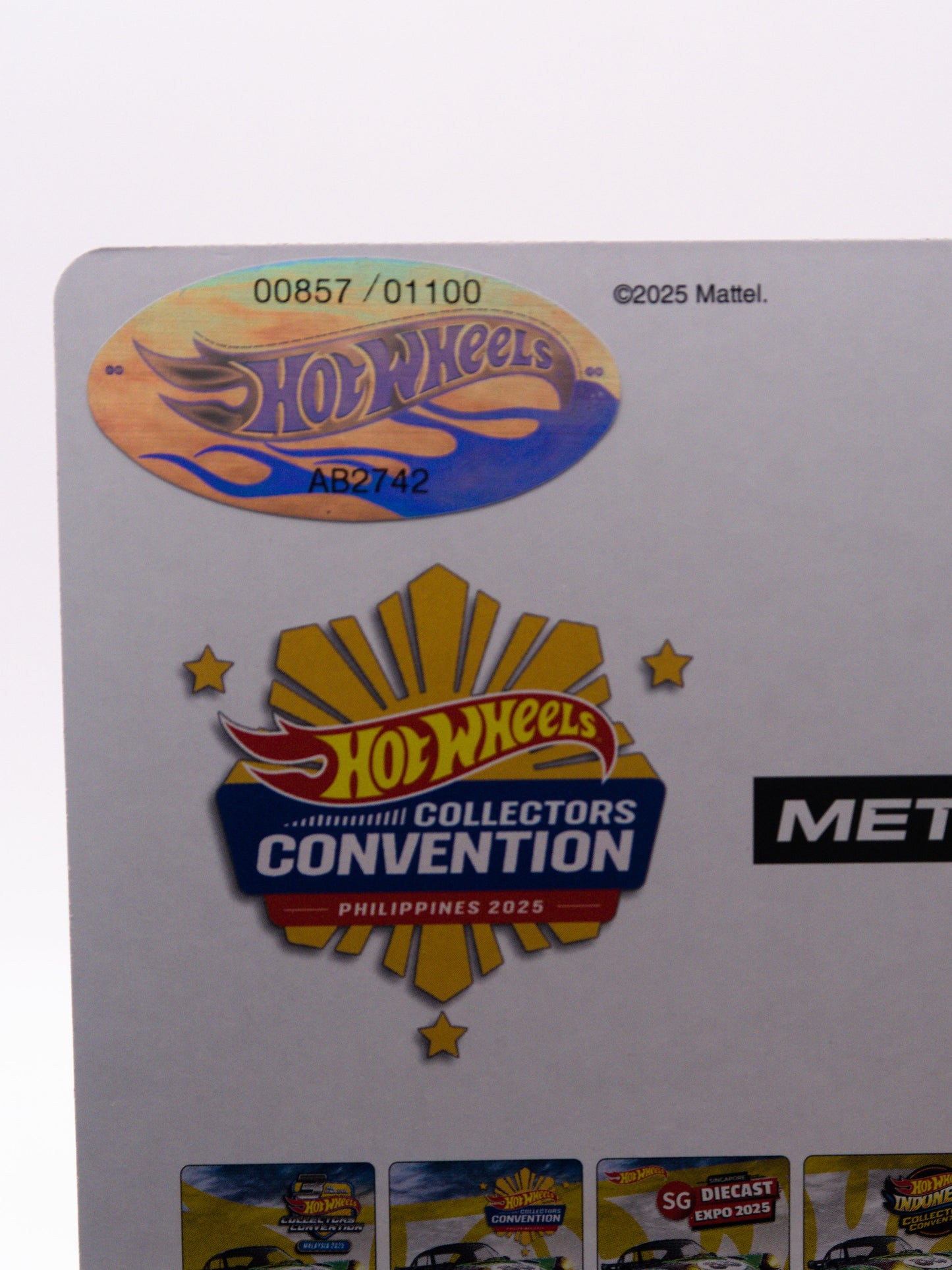 Hot Wheels Philipines Convention 2025 Porsche 911 Carrera RS 3.8 Fioletowy PARA *PODPIS!