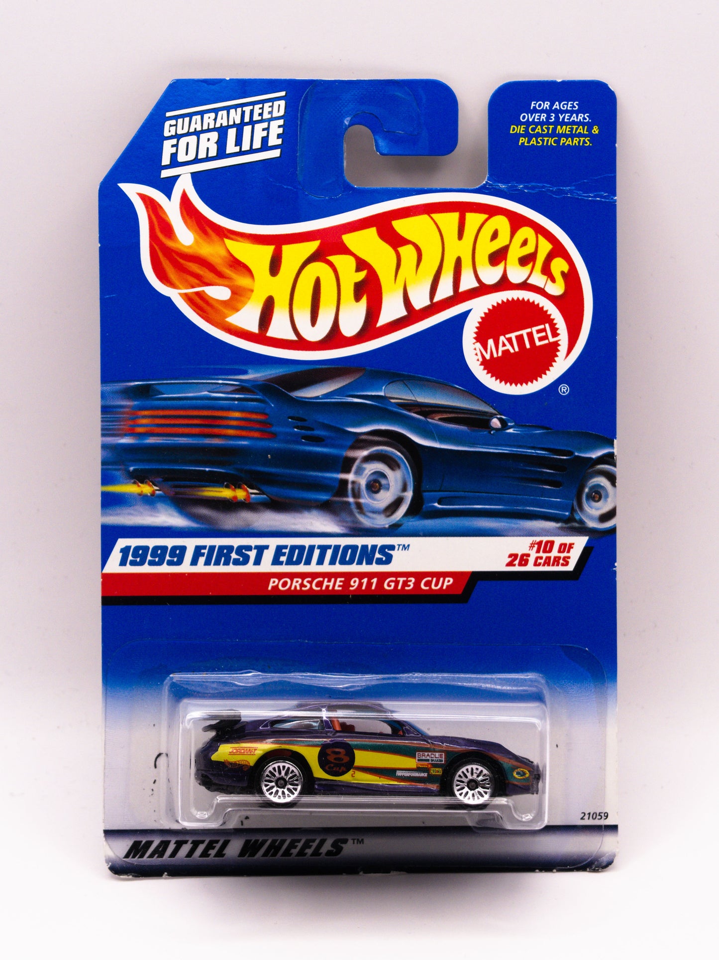 Porsche 911 GT3 Cup - Purple with 8 *Damaged