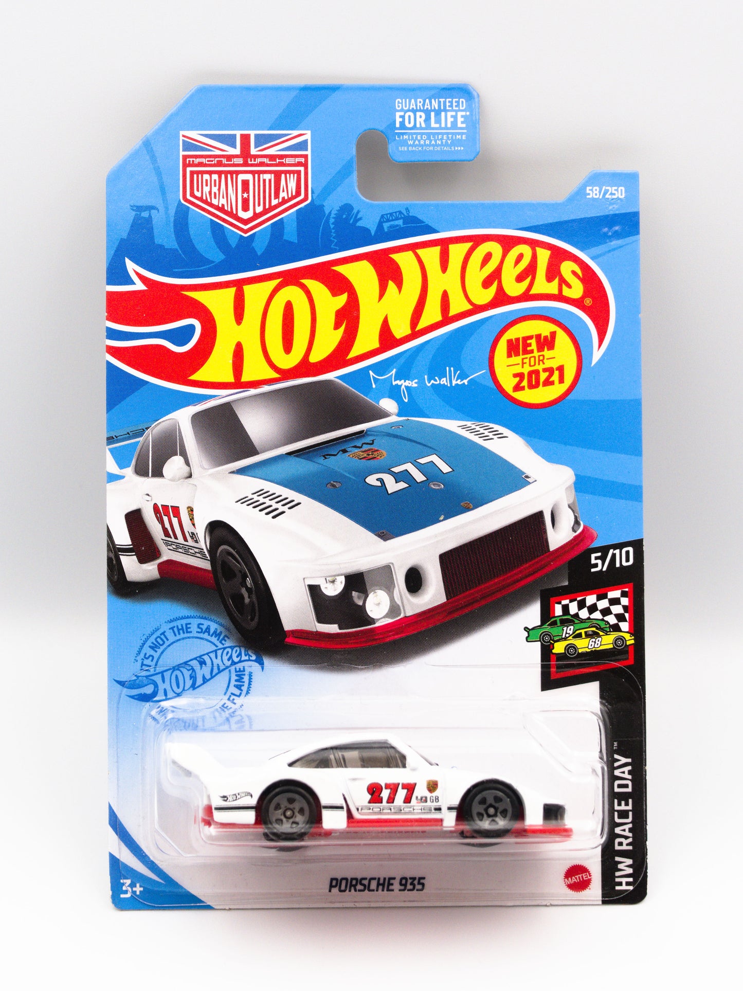 Porsche 935 White with Red Underside