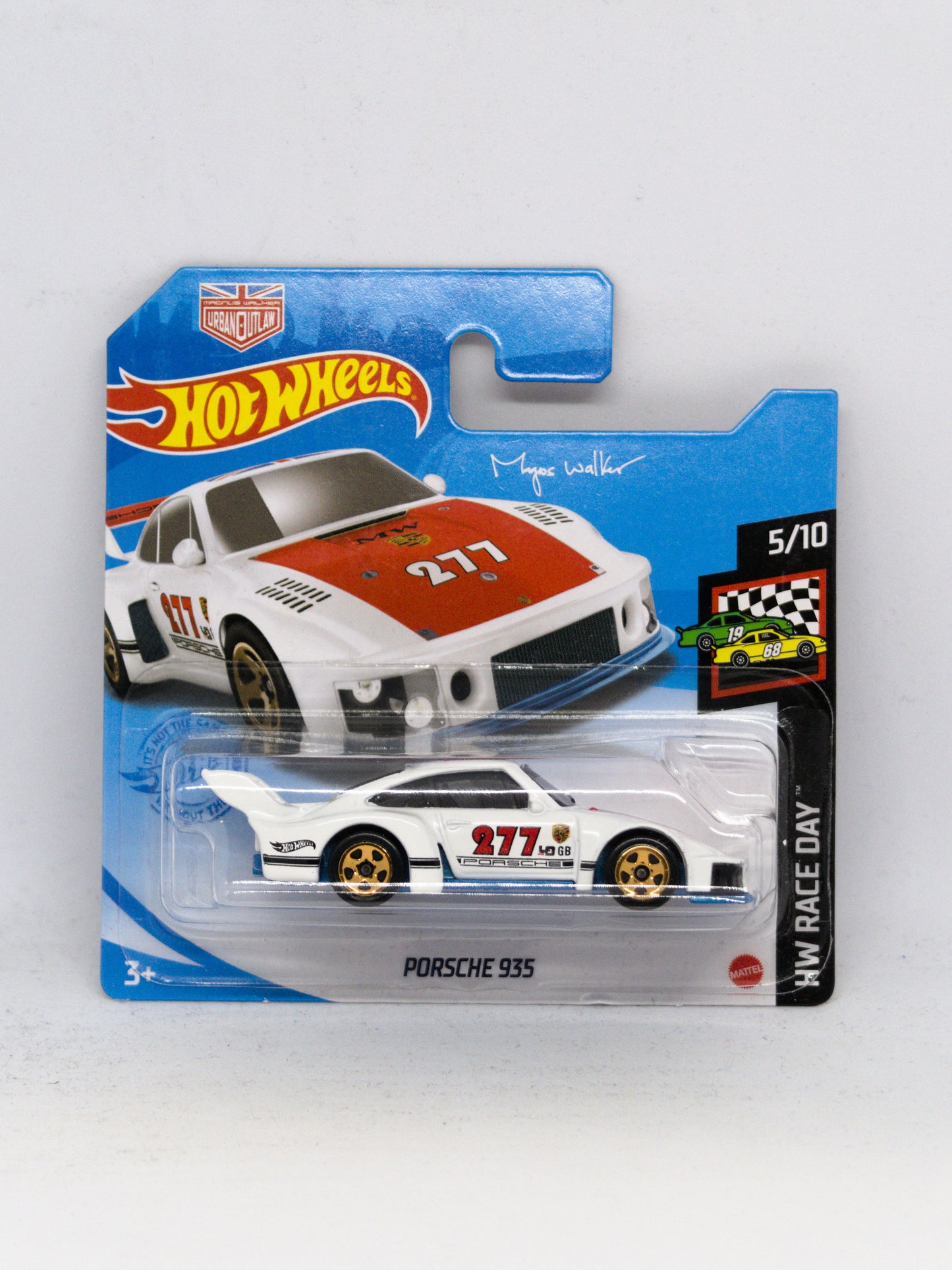 Porsche 935 White SHORT CARD