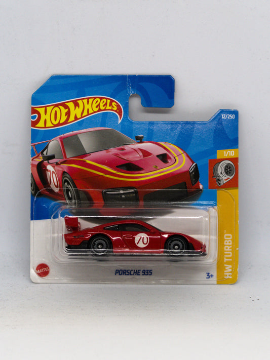 Porsche 935 Red SHORT *Damaged SHORT CARD