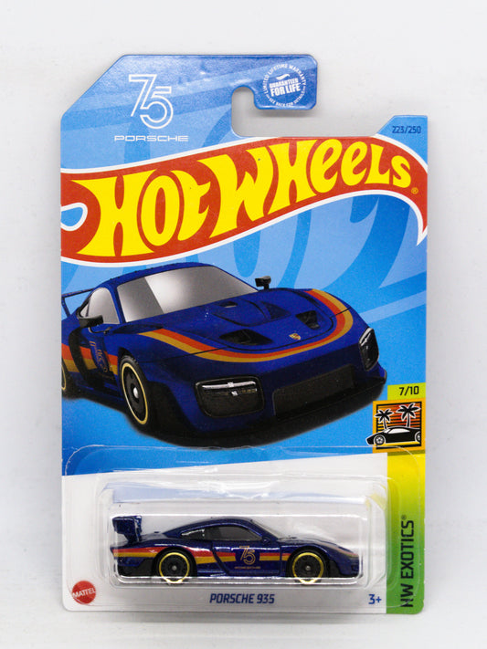 Porsche 935 Navy Blue Long Card