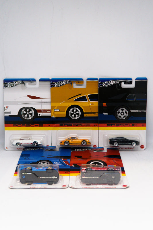 Hot Wheels Porsche Set 1-5