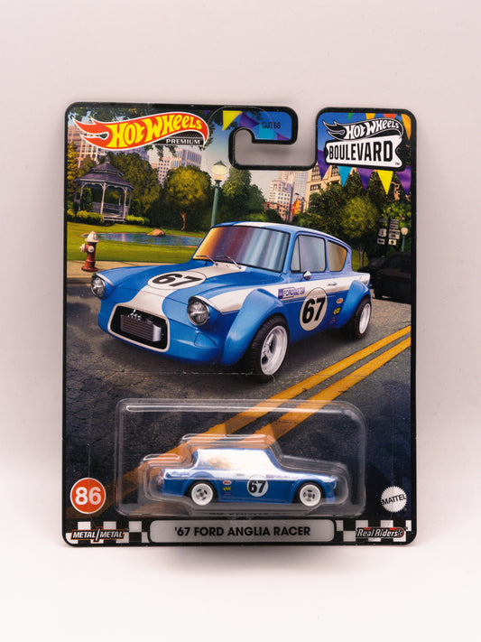 Premium Boulevard #86 '67 Ford Anglia Racer Niebieski