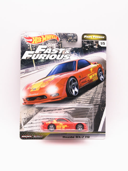 Premium Fast and Furious Fast Tuners Mazda RX-7 Czerwony