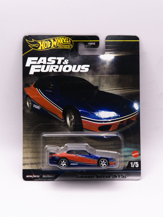 Nissan Silvia S15 Premium Mona Lisa Fast and Furious Blue *Card