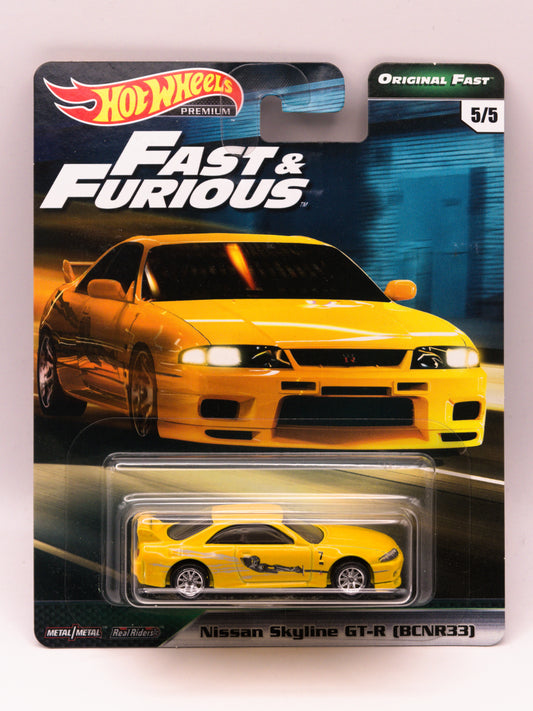 Nissan Skyline GT-R R33 Premium Fast and Furious Yellow