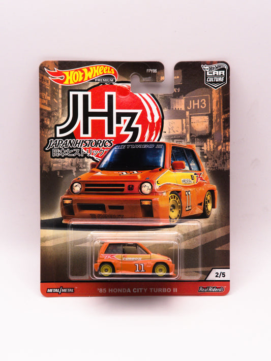 '85 Honda City Turbo II Premium Japan Historics 3 Orange