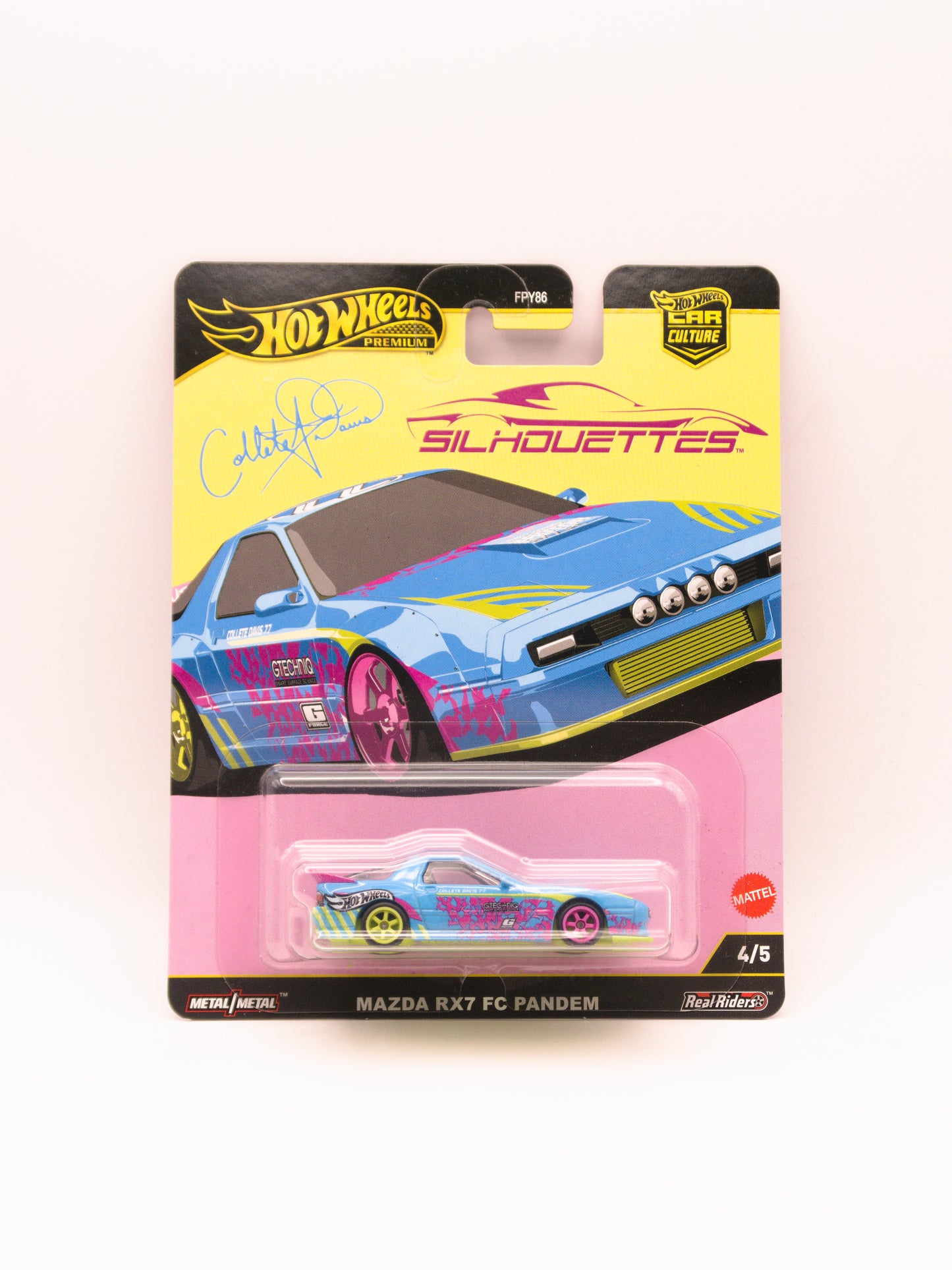 Mazda RX7 FC Pandem Premium Silhouettes Niebieski