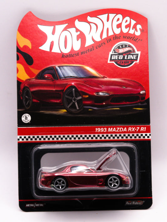 Red Line Club RLC 1993 Mazda RX-7 R1 Red *Outgoing Blister