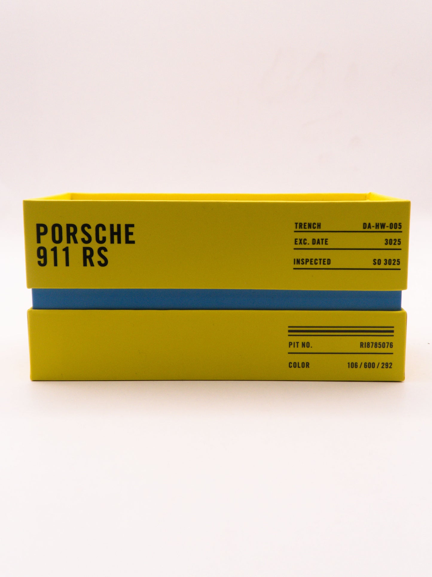 Porsche 911 RS Yellow Hot Wheels x Daniel Arsham Collab RLC