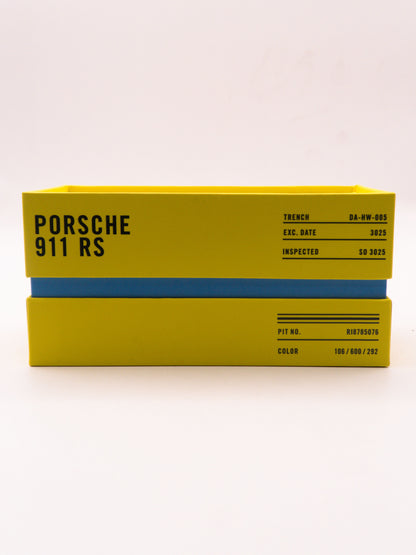 Porsche 911 RS Yellow Hot Wheels x Daniel Arsham Collab RLC