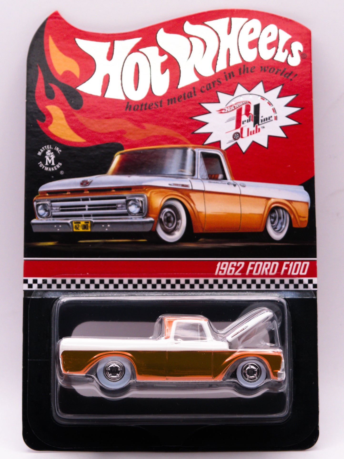 Red Line Club RLC 1962 Ford F100 Orange #14790/25000