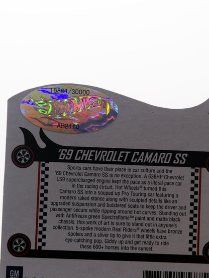 Red Line Club RLC '69 Chevrolet Camaro SS Green #16861/30000