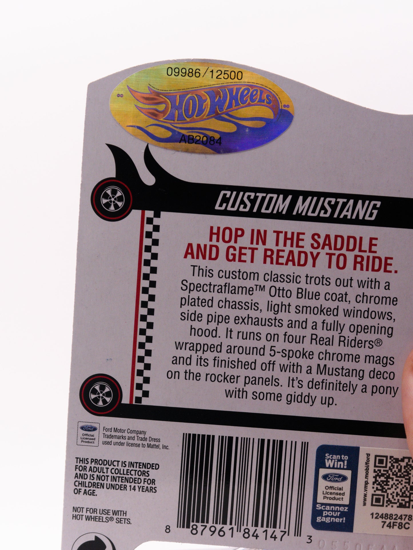 Red Line Club RLC Custom Mustang Blue #9986/12500