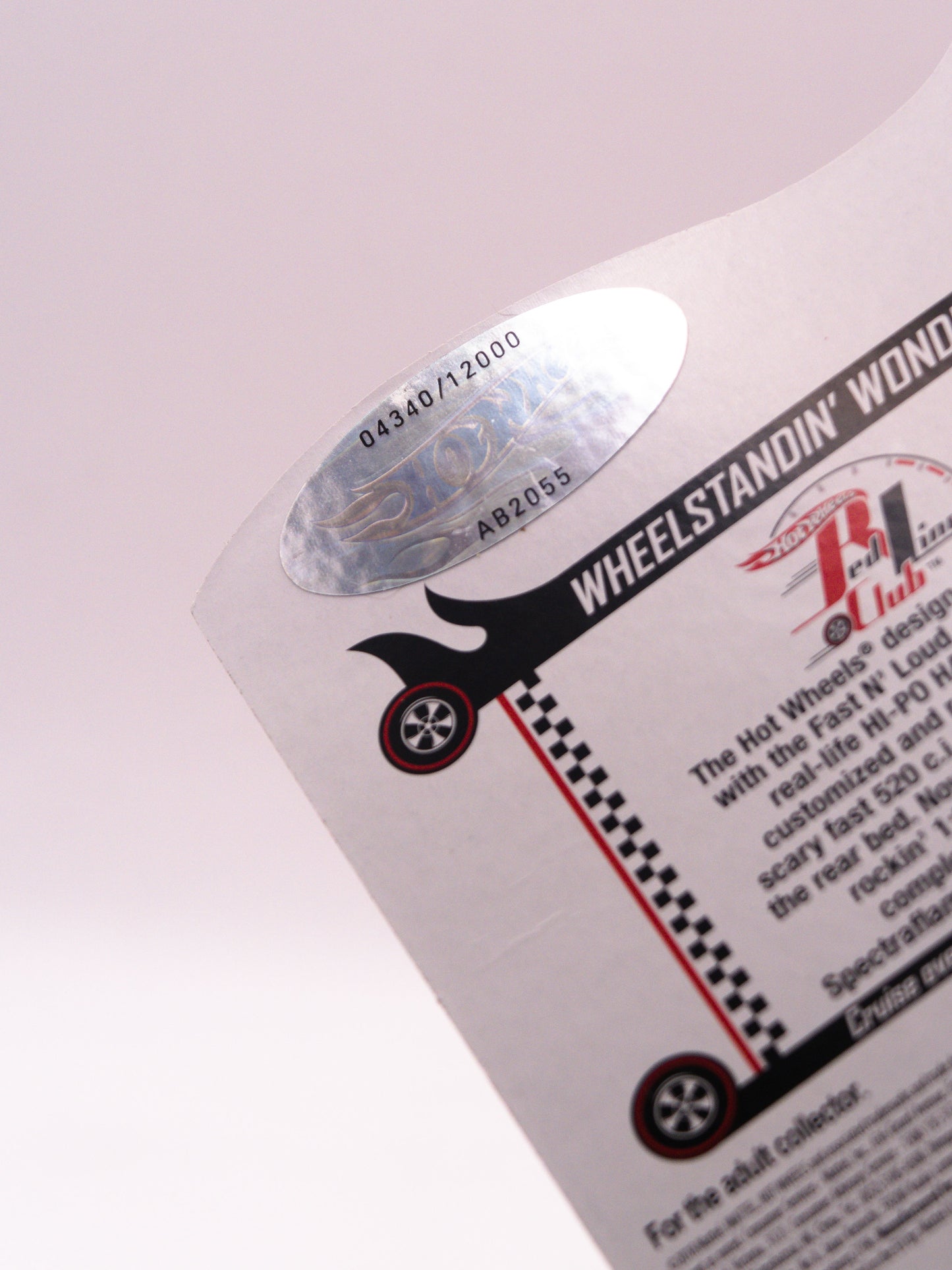 Red Line Club RLC Hi-Po Hauler #4340/12000 *Card