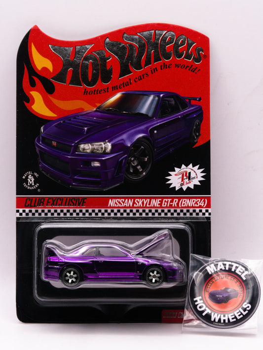 Red Line Club RLC Nissan Skyline GT-R R34 Purple