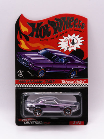 Red Line Club RLC '69 Pontiac Firebird Fioletowy #445/6048 2008 Selections Series