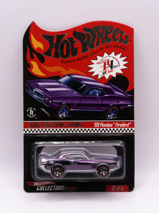 Red Line Club RLC '69 Pontiac Firebird Fioletowy #445/6048 2008 Selections Series