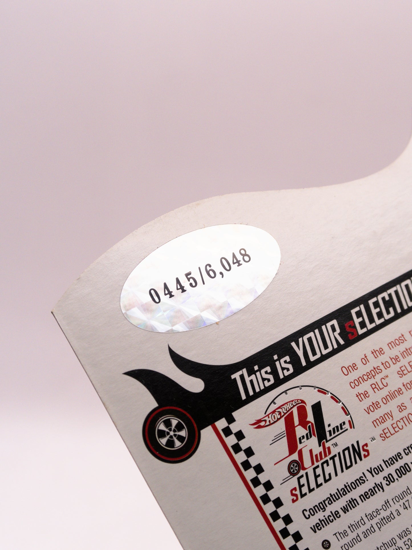 Red Line Club RLC '69 Pontiac Firebird Fioletowy #445/6048 2008 Selections Series