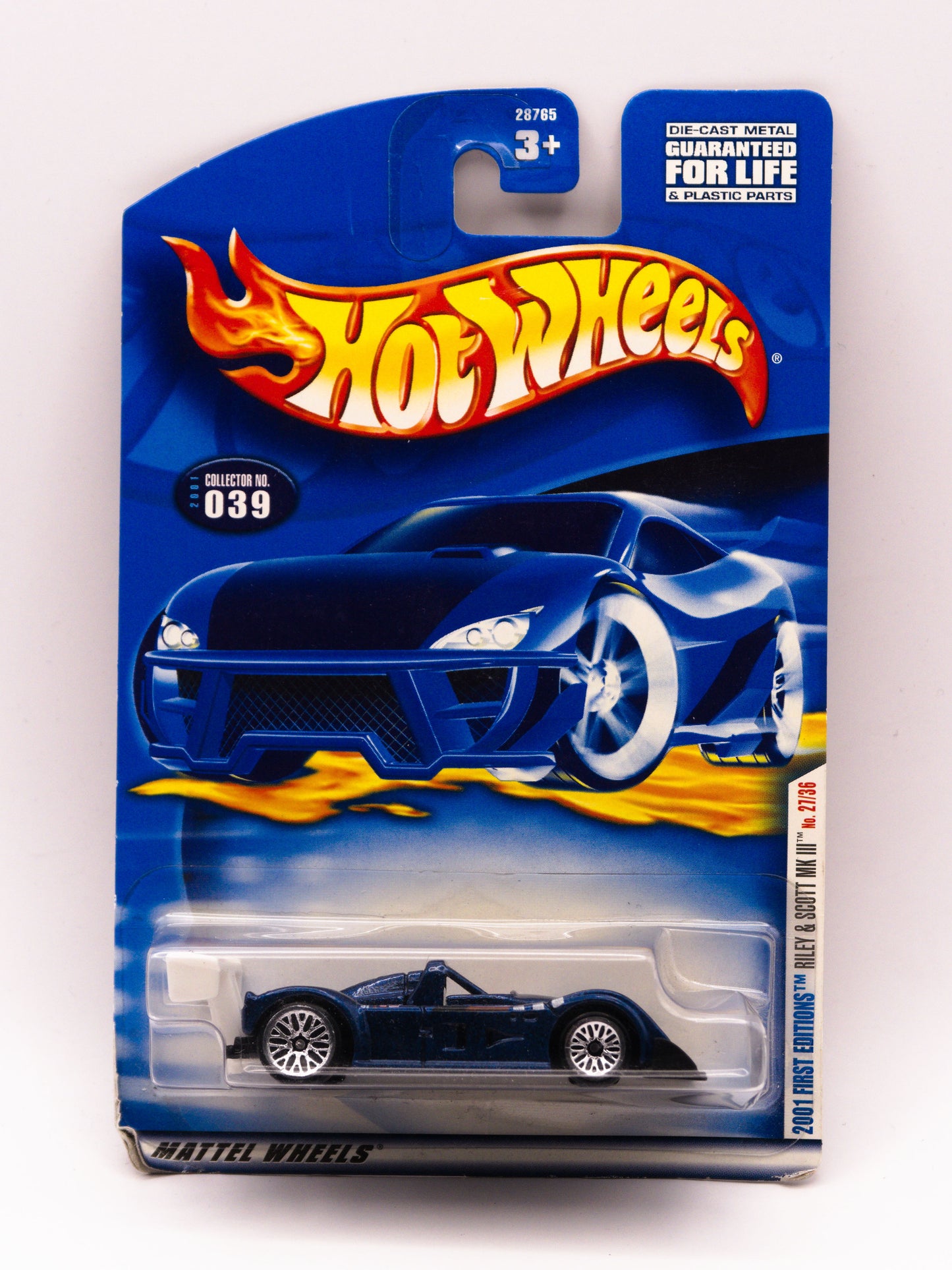 Riley &amp; Scott MK III Blue *Card Corner+Blister