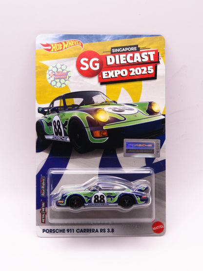 Hot Wheels Singapore Convention 2025 Porsche 911 Carrera RS 3.8 Purple PAIR