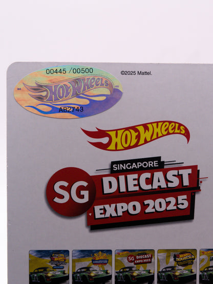 Hot Wheels Singapore Convention 2025 Porsche 911 Carrera RS 3.8 Purple PAIR